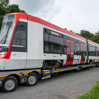 TINA 7001 onderweg van Polen naar Den Haag TINA 7001 onderweg van Polen naar Den Haag